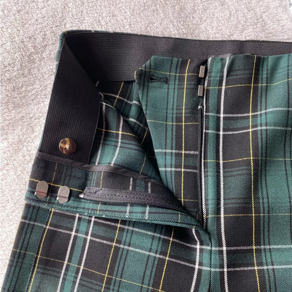 Ann Taylor Petite High Waist Audrey Pant in Plaid, Size OP, MSRP $109 - Picture 11 of 16